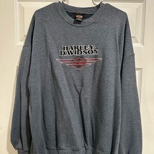 Harley-Davidson Charcoal Crew Neck Sweater